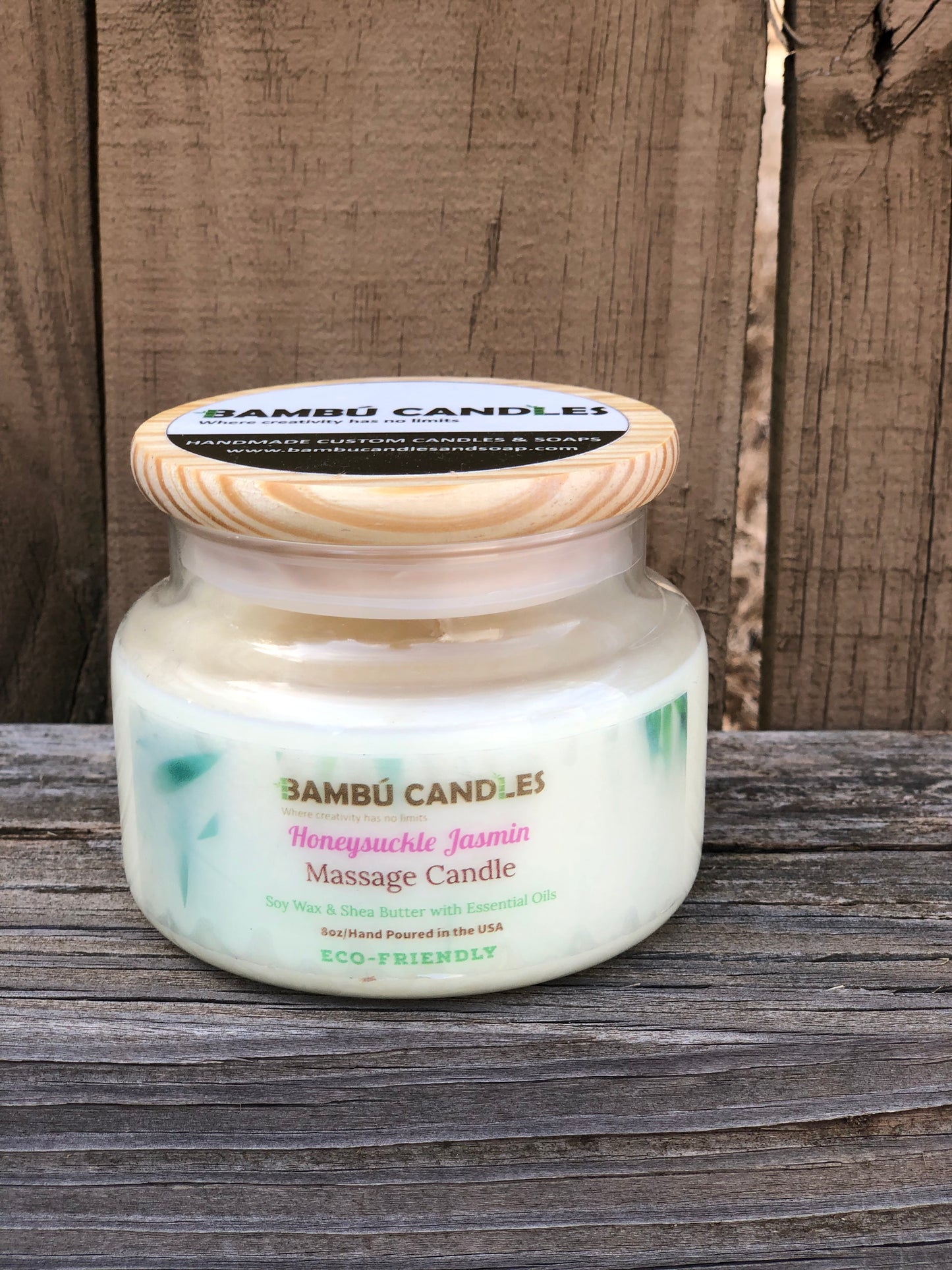 Honeysuckle Jasmine Massage Candle
