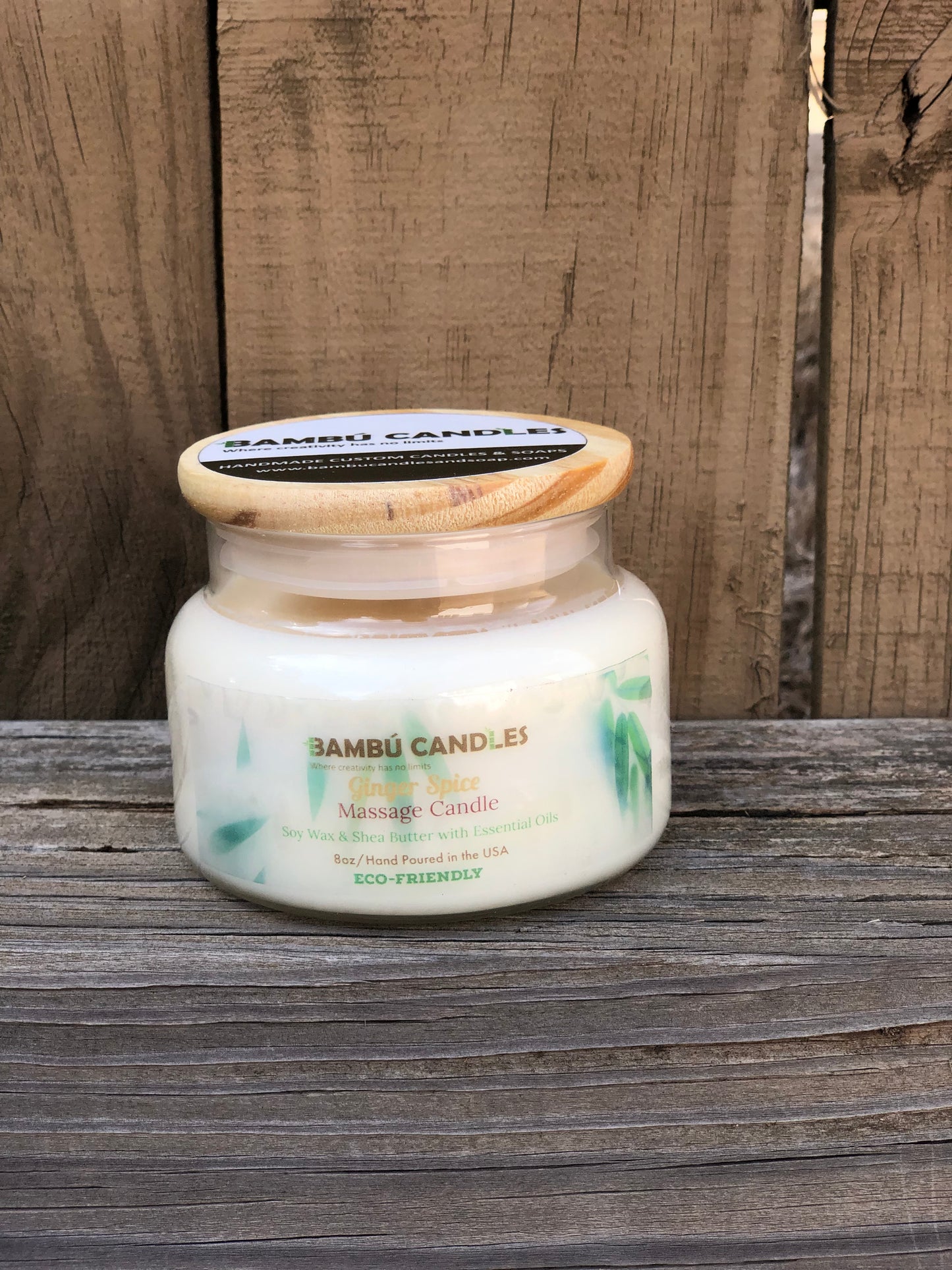 Ginger Spice Massage Candle