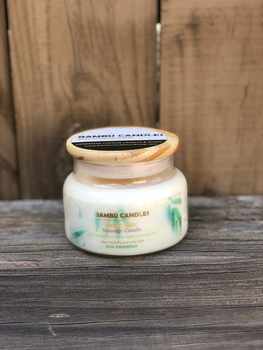 Ginger Spice Massage Candle