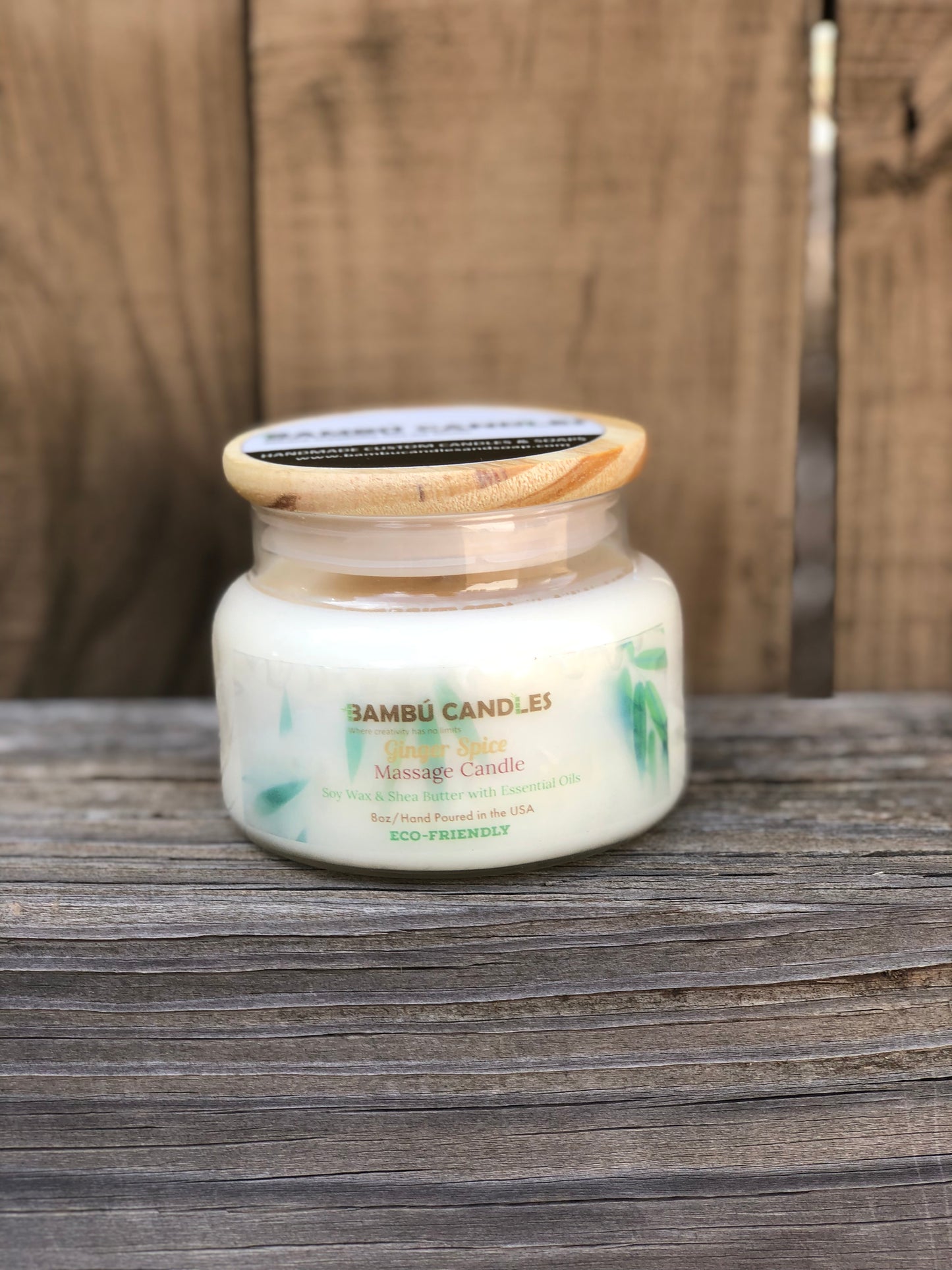 Ginger Spice Massage Candle