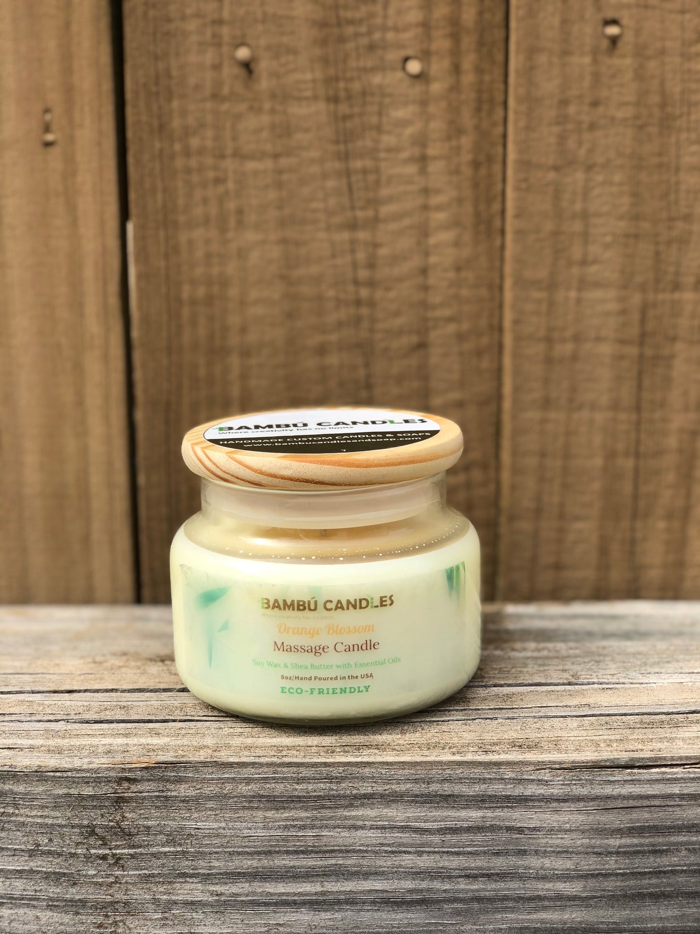 Orange Blossom Massage Candle