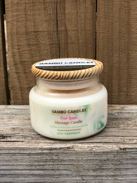Citrus Bliss Fruit Loop Massage Candle